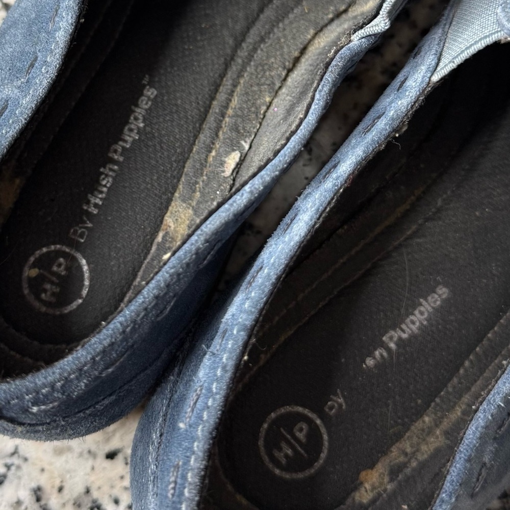 HP By Hushpuppies Women's Blue Moyen Flats Size 8.5 - Picture 6 of 9